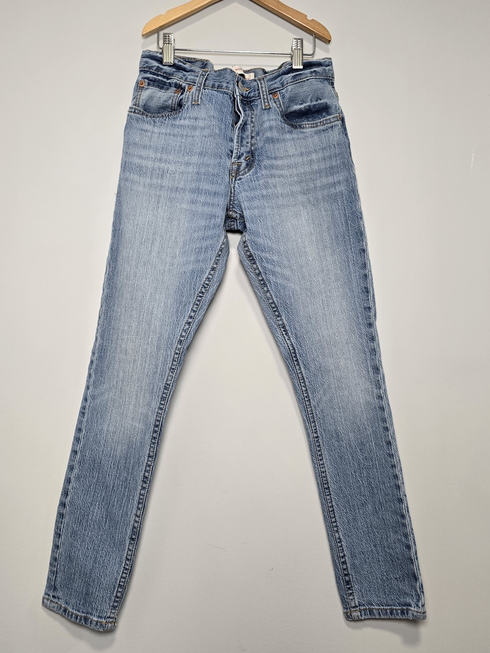 Levi's 501 Light Blue Kids Jeans - Slim Straight 12Reg